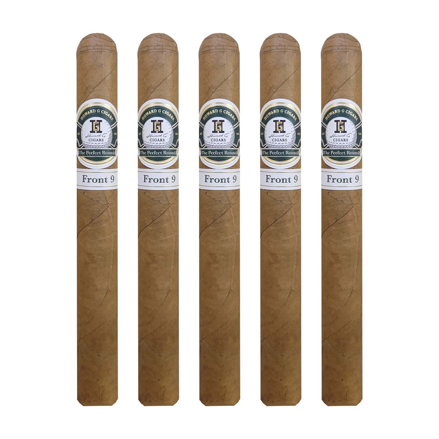 Howard G The Perfect Round Front 9 Cigar - 5 pack